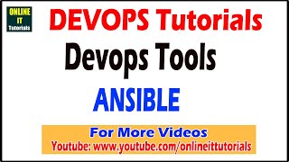 Devops Tutorial | Ansible Tool  For Devops |  Class - 1 | Online IT Tutorials