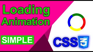 CSS: SIMPLE LOADING ANIMATION