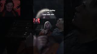 Leon catches Ashley vs. Leon catches Ada comparison (Resident Evil 4 Remake)