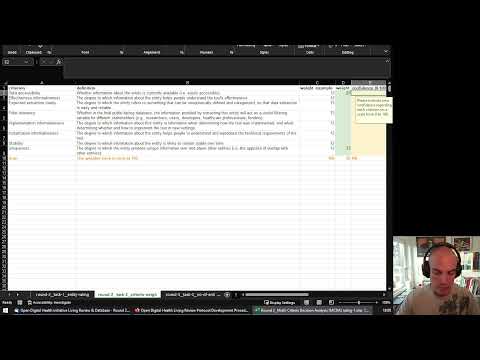 Open Digital Health initiative Living Review & Database - Round 2