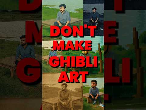 Don't just Make Ghibli Art using ChatGpt !! 😱 #chatgpt #ghibli #ghibliart