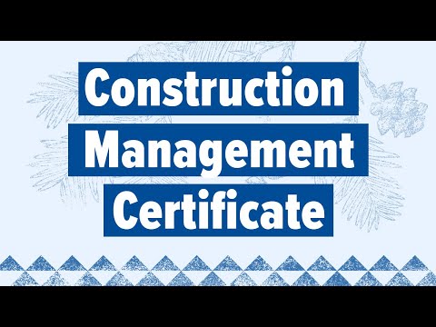 Construction Management Certificate Information Session