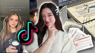 trying TikTok STUDY HACKS to see if they make me smarter 🥲
