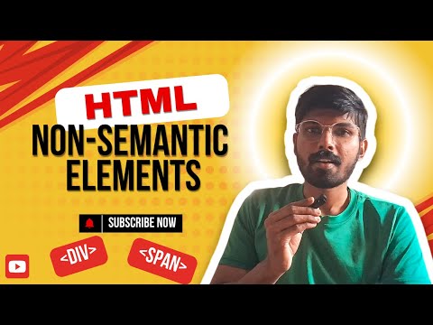 Confused about non-semantic HTML elements? | HTML Tutorial #htmltutorial #coding