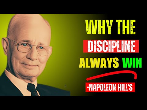 Discipline is POWER Master Your Mind OWN Your Day | POWERFUL MOTIVATION SPEECH BY -NAPOLEON HILL