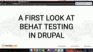 The Drupaler's Guide to Behavior Driven Development (BDD) with Behat