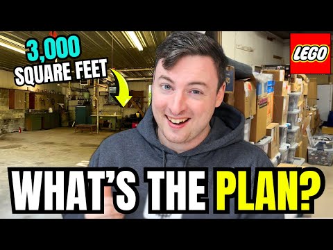 Our LEGO 2025 Plan! 3,000 Square Foot Garage, Over 1,000 Sets in our Backlog, & MORE!
