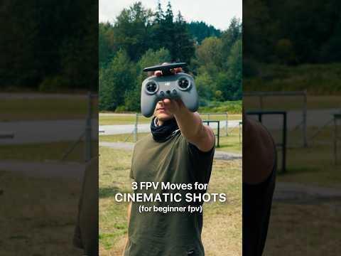 Beginner FPV Moves for CINEMATIC Shots #cinematicfpv