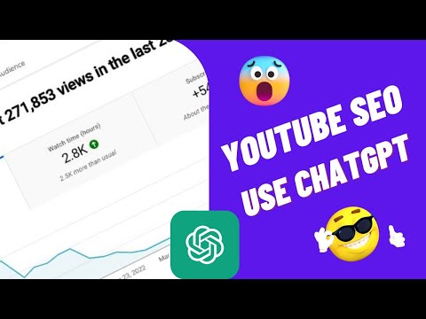 YouTube Video SEO Made Easy with ChatGPT |  Step by Step