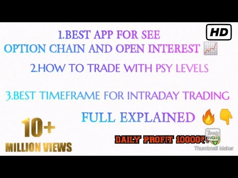 Best App For See Option Chain And Open interest|| Trade With PSY Level ||........FULL EXPLAINED 🔥📈