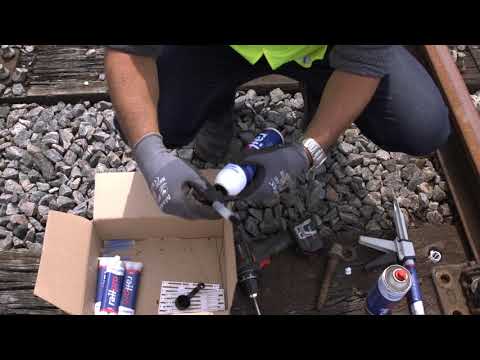 Wooden sleeper repair system - Hird Rail Development - Railpro