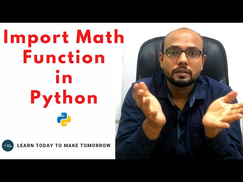 #17 Python Tutorial for Beginners | Import Math Functions in Python | #mathfunctioninpython