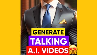 AI Talking Video Tutorial #ai #aivideo #ytshorts #shorts #aivideomaker