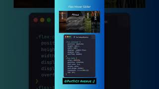 Flex Hover Slider || #webdesign #cssanimationtutorial #css #csshover #codewithharry #coding