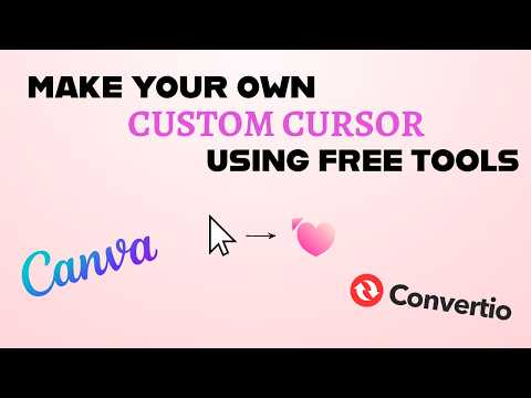 How to make a custom cursor on Windows