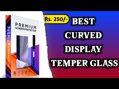 Best premium curved display temper glass under rs- 250/ #youtubeindia #techalphaofficial
