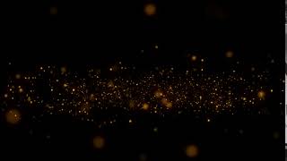 Golden Particles Overlay Video Free Download - Glowing Love