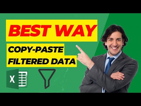 Best Method to Copy and Paste Filtered Data in Excel!