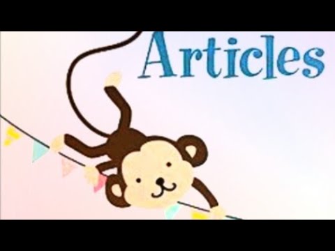 ARTICLES ( A & AN  )☺☺ ONE OF THE BEST VIDEO .