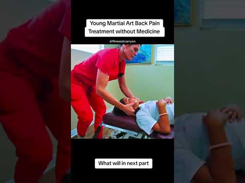 Dr Merybeth ChiropractorMartial Art comes for Chiropractic treatment of back Pain at my center