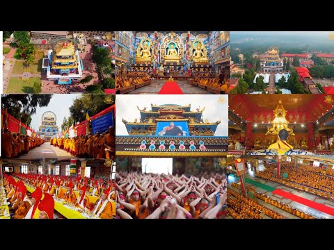 Golden Temple The Namdroling Monastery #mynewvideo#viralvideo #monks#monastery#mysore #MrMonkLobsang