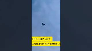 ✈️🔥 Women Pilots flew  Rafale Jet #AeroIndia2025 🇮🇳✨:#WomenInAviation #RafaleJets  #ShaktiFormation