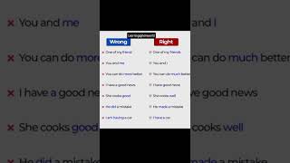 Wrong ❌ vs Right ✅ | Speak Correct English 🚀