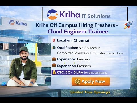 kriha mass hiring/aws /offcompus/fresher/comment link  i will send#viral #jobs