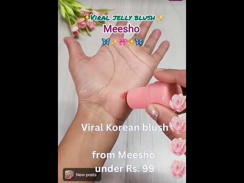 Korean Blush From Meesho#viralshorts #blush #viralblush #korean #koreanmakeup #ootd #trending #soft