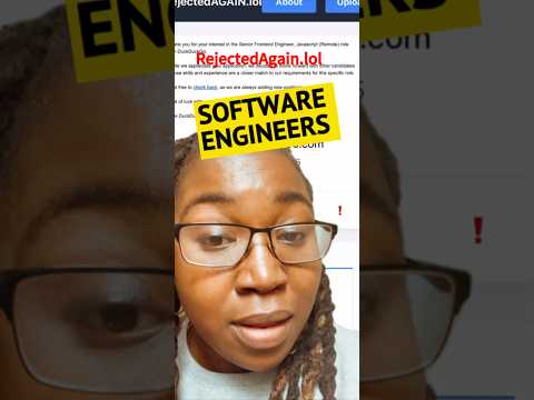 Software Engineers, Programmers and Tech Workers - RejectedAgain.lol 😬 #softwareengineer