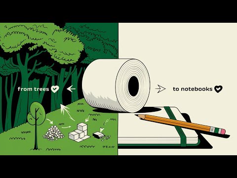 The Journey of Paper: From Trees to Notebooks || factory X process #viralvideo #trending