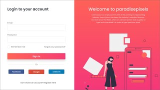 Login page UI Design | Adobe xd 2020