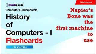 Computer Fundamentals - History of Computers Part - I | Flashcards