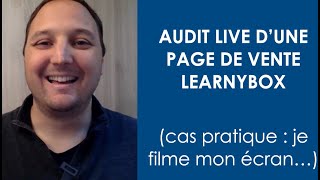 Learnybox : Audit webmarketing d'une page de vente