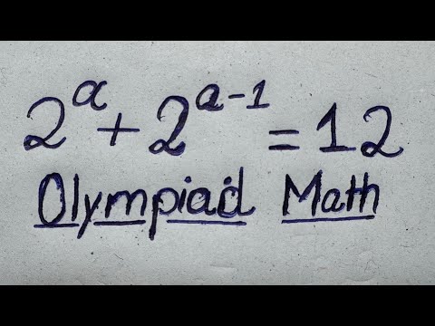 Math Olympiad Problem Solved Step by Step | Exponential Powers..#MathOlympiad #ExponentialEquation