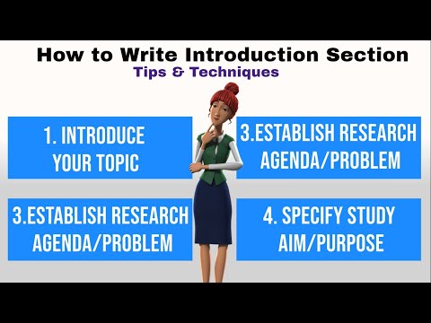 How to write an Introduction Section [Thesis/Article][Tips & Techniques]