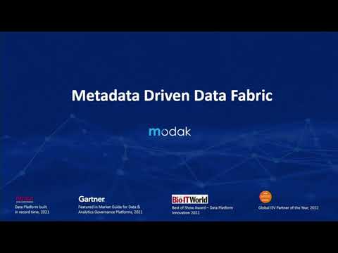 Metadata Driven Data Fabric | Modak at CDOIQ, 2023