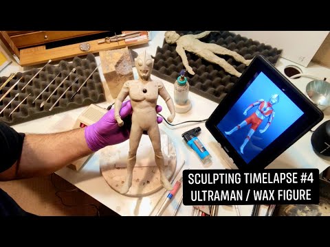 Sculpting Timelapse #4 - Wax Statue / Figure: Ultraman