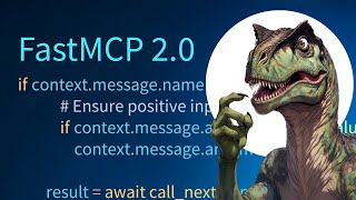 Interceptor pattern using `on_call_tool` hooks for input sanitization and result transformation