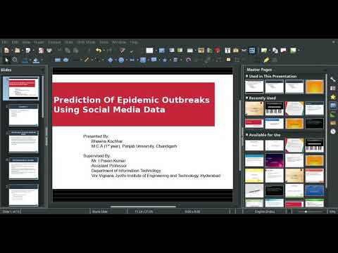 Prediction of Epidemic Outbreaks Using Social Media Data | PSoC - 2020 | Mid Presentations