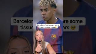 Barcelona fans here are some tissues for your tears 😭