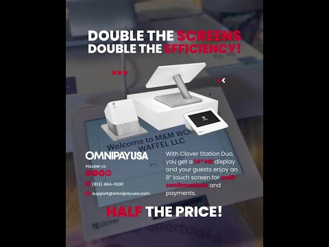 Revolutionize Your Service with Clover Station Duo: The Ultimate Business Command Center