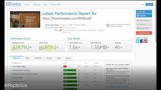 WPOptimize Enable and Test Caching Feature
