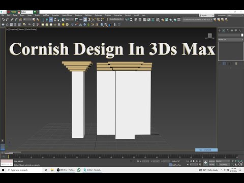 Mastering Cornice Design in 3ds Max: Advanced 3D Modeling Techniques