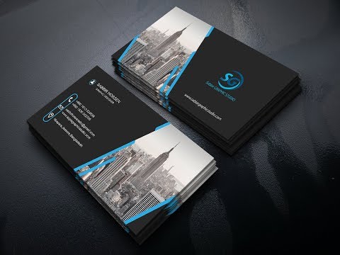 Professional Business Card Design Tutorial Photoshop CC