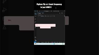 👉 Python Tip: Find Frequency of Element in a List in ONE LINE! 💻 | Code & Coffee #coding#programming