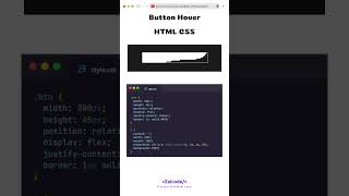 button style #hover #htmlcss #css #html #hovereffect #buttonhovereffect #zaicode #programming
