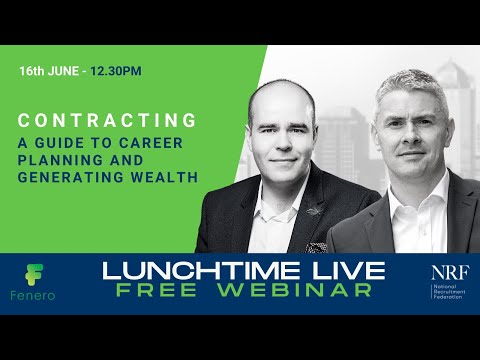 Lunchtime Live   Contractors A Guide to Career Planning & Generating Wealth