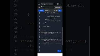 Diagonal Order Traversal in JavaScript | 2D Array Zig-Zag Traversal Tutorial