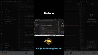 ✨ Before vs. After Website Transformation: HTML & CSS Magic! 💻🚀||#shorts #shortvideo #video #fyp